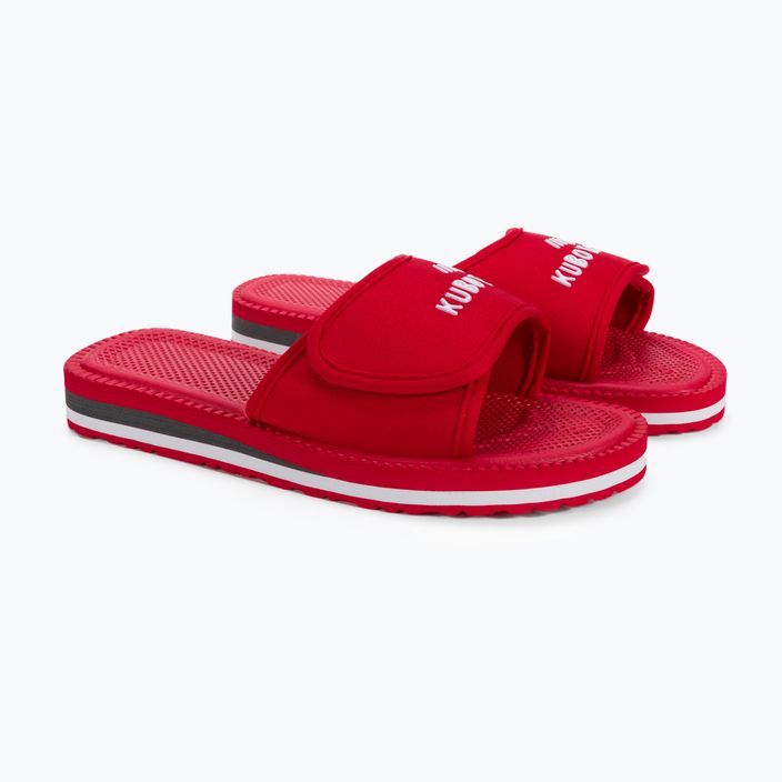 Kubota flip-flops Velcro red KKRZ06 5