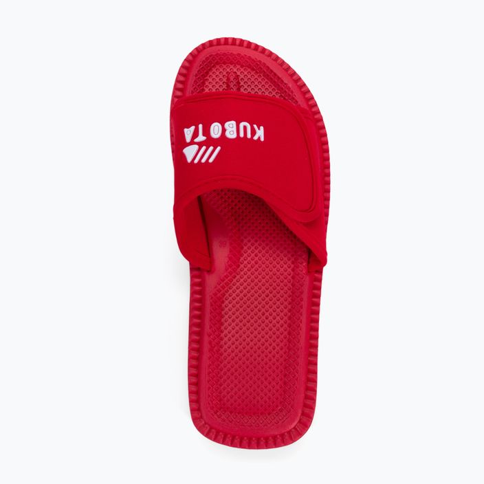 Kubota flip-flops Velcro red KKRZ06 6