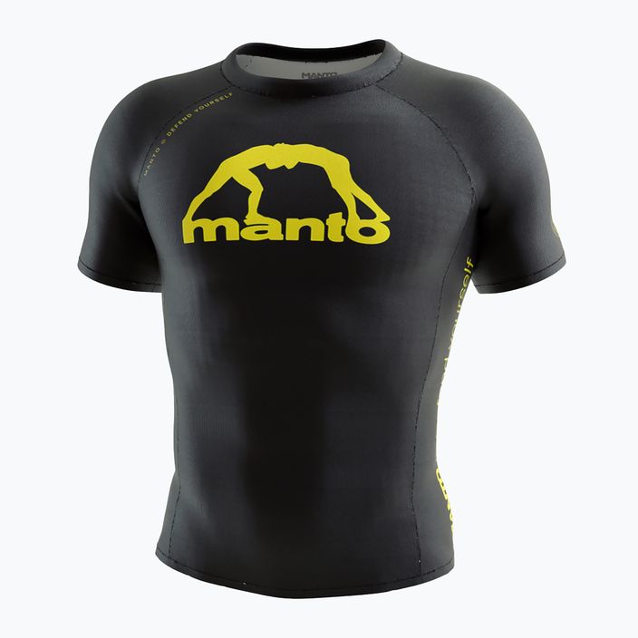 MANTO Alpha men's training T-shirt black MNR496_BLK_2S