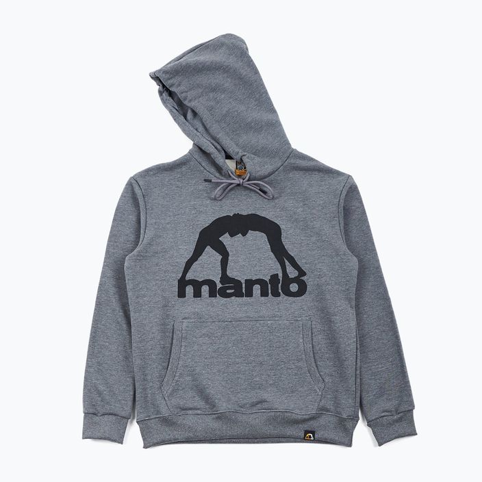 Men's MANTO VIBE 21 hoodie grey MNB440