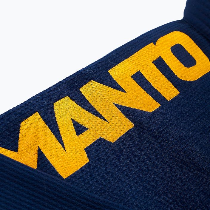 GI for men's Brazilian jiu-jitsu MANTO X4 navy blue MNG978 4