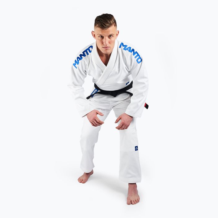 GI for men's Brazilian jiu-jitsu MANTO X4 white MNG978 12