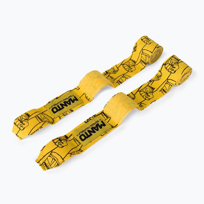 MANTO Punch yellow boxing bandages MNA884 2