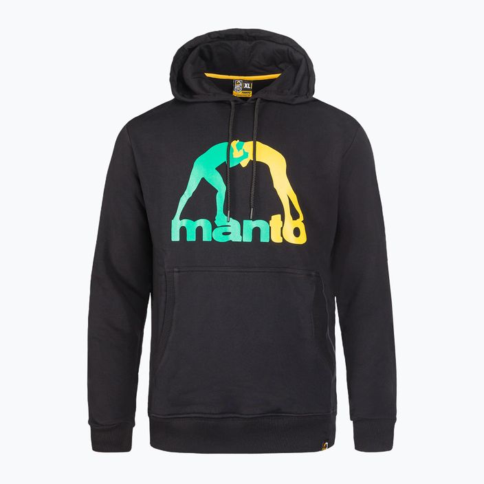 MANTO Duo Summer men's sweatshirt black MNT786_GRE/YEL_3M