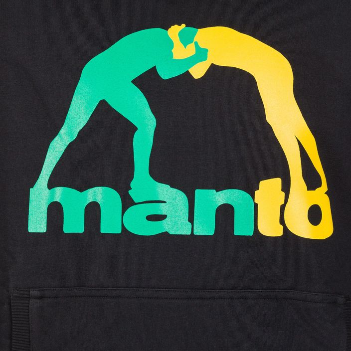 MANTO Duo Summer men's sweatshirt black MNT786_GRE/YEL_3M 3