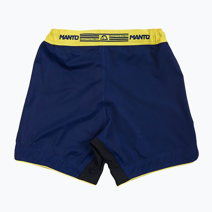 MANTO Stripe 2.0 men's training shorts navy blue MNS002_NAV_2S 2
