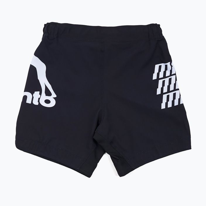 MANTO Distort men's training shorts black MNS519 2