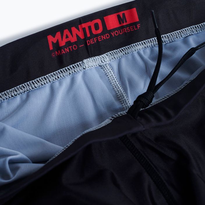 MANTO Night Out men's training leggings black/red 5