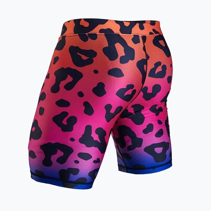 MANTO men's shorts Leopard black print 2