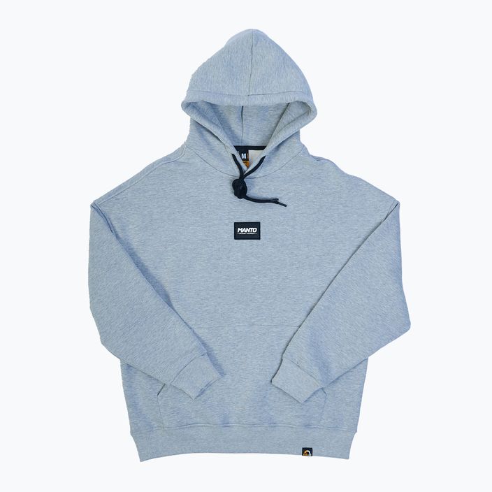MANTO men's Label Oversize melange sweatshirt