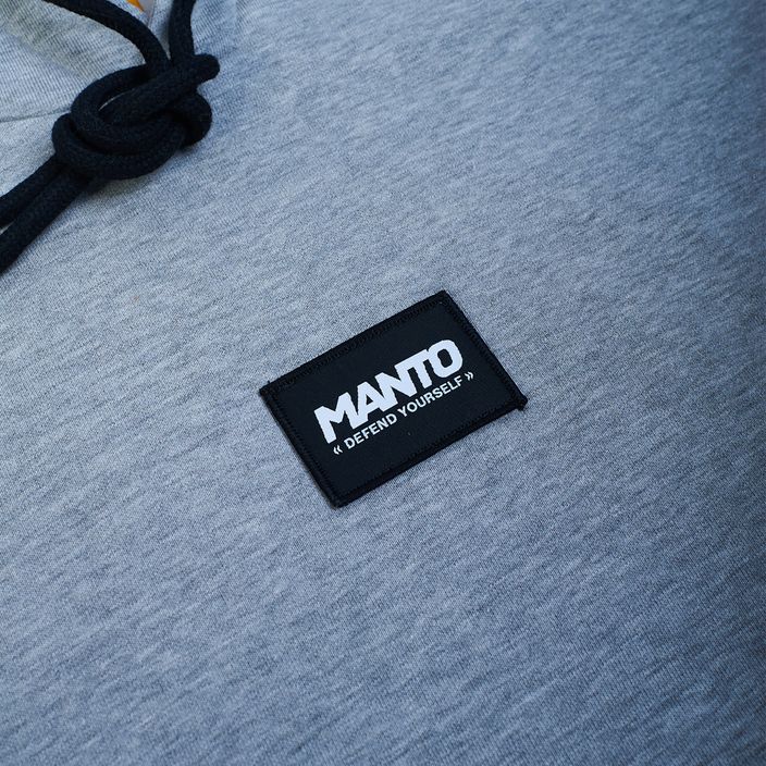 MANTO men's Label Oversize melange sweatshirt 3