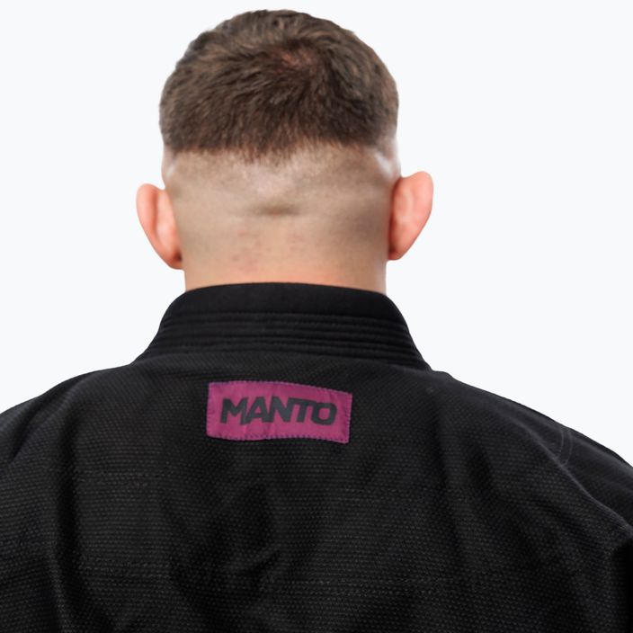 GI for Brazilian jiu-jitsu MANTO X5 BJJ black/purple 7