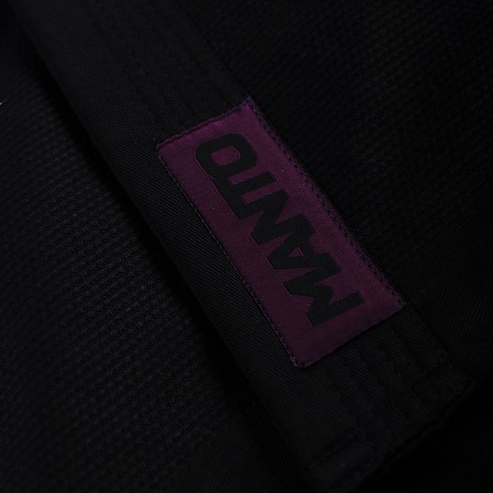 GI for Brazilian jiu-jitsu MANTO X5 BJJ black/purple 8