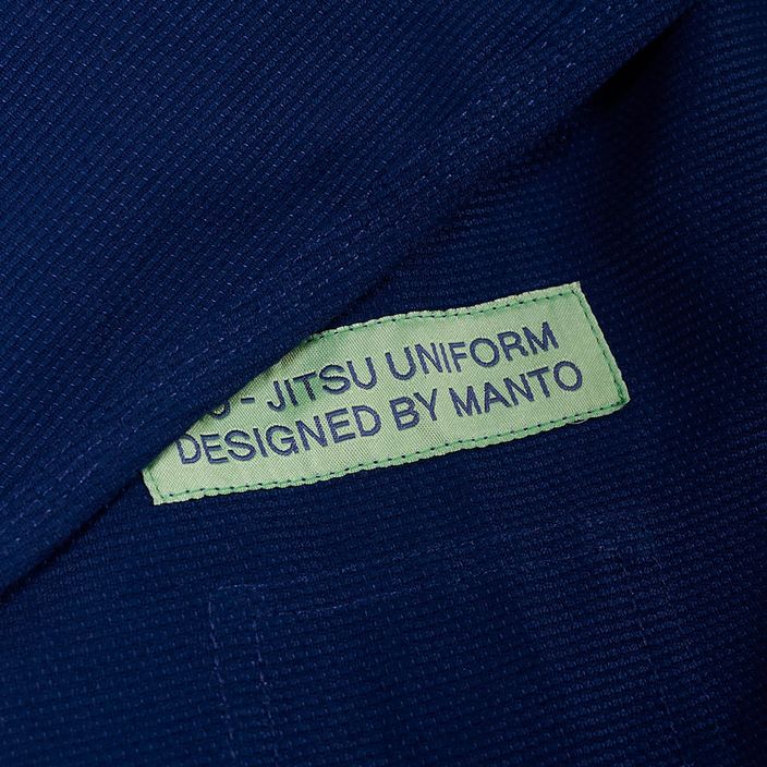 GI for Brazilian jiu-jitsu MANTO Rise 2.0 blue 9