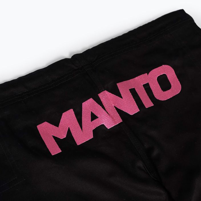 GI for Brazilian jiu-jitsu MANTO Rise 2.0 black/pink 11