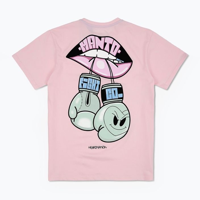 MANTO x KTOF Gloves t-shirt pink 2