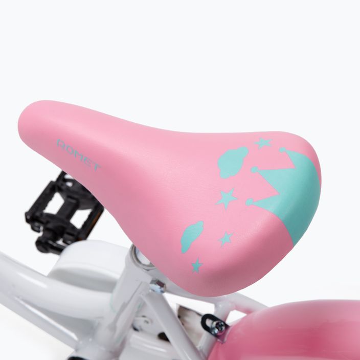 Children's bicycle Romet Tola 16 white and pink 4