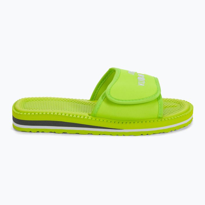 Kubota flip-flops Velcro neon green KKRZ13 2