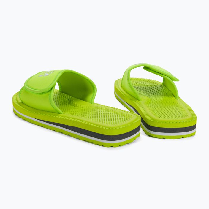 Kubota flip-flops Velcro neon green KKRZ13 3