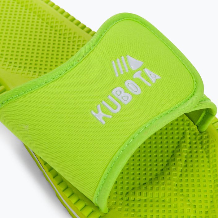 Kubota flip-flops Velcro neon green KKRZ13 7