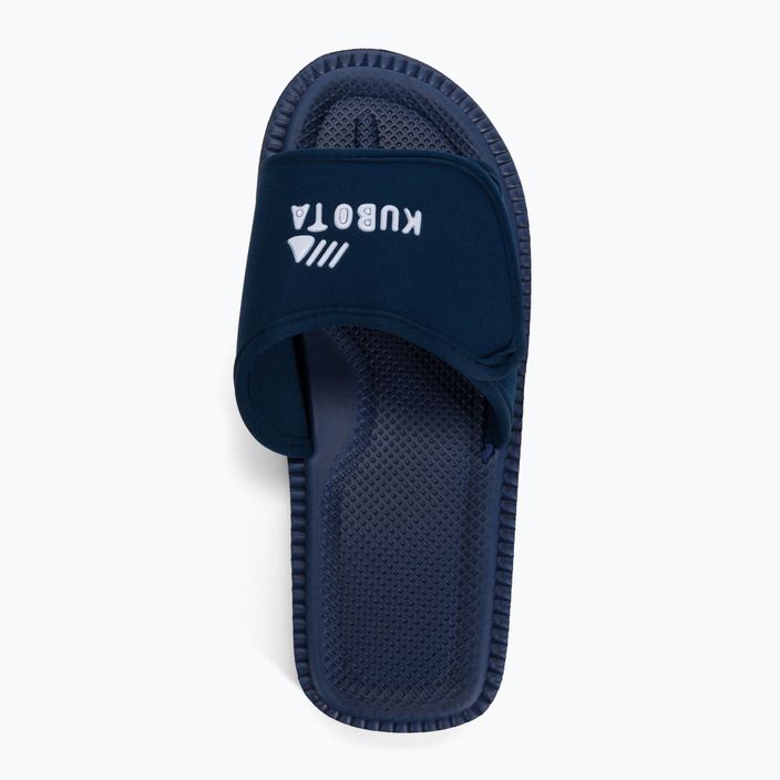 Kubota Velcro flip-flops navy blue KKRZ02 6
