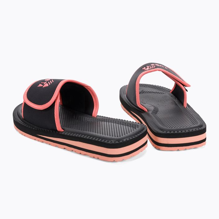Kubota Velcro flip-flops black and pink KKRZ25 3