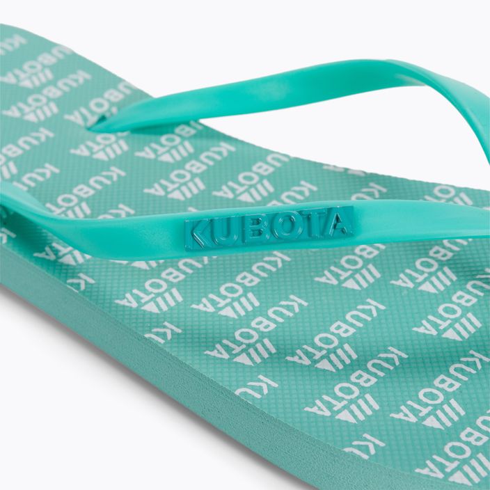Kubota Easy turquoise flip-flops KJE02 7