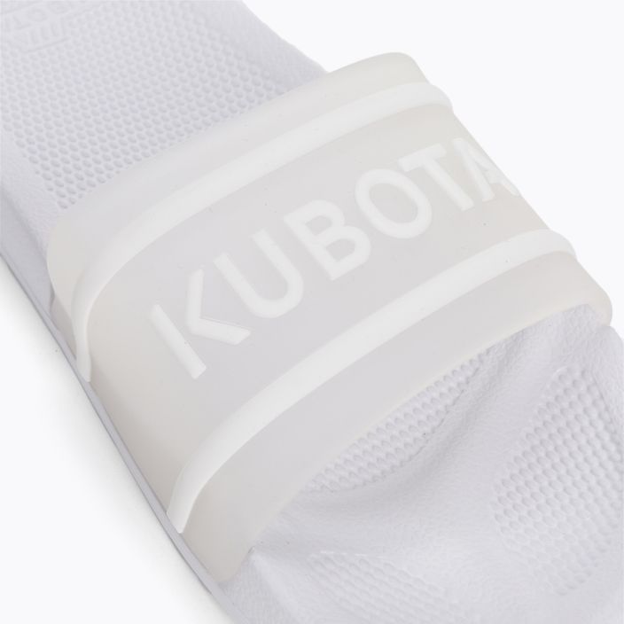Kubota Gel white flip-flops KKBG12 7
