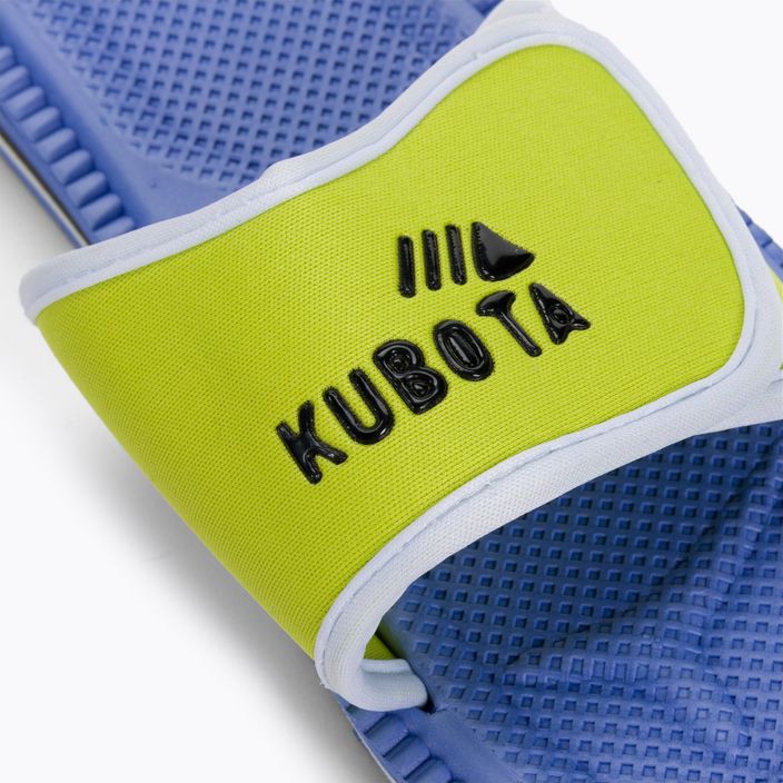 Kubota flip-flops Velcro blue/lime KKRZ67 7