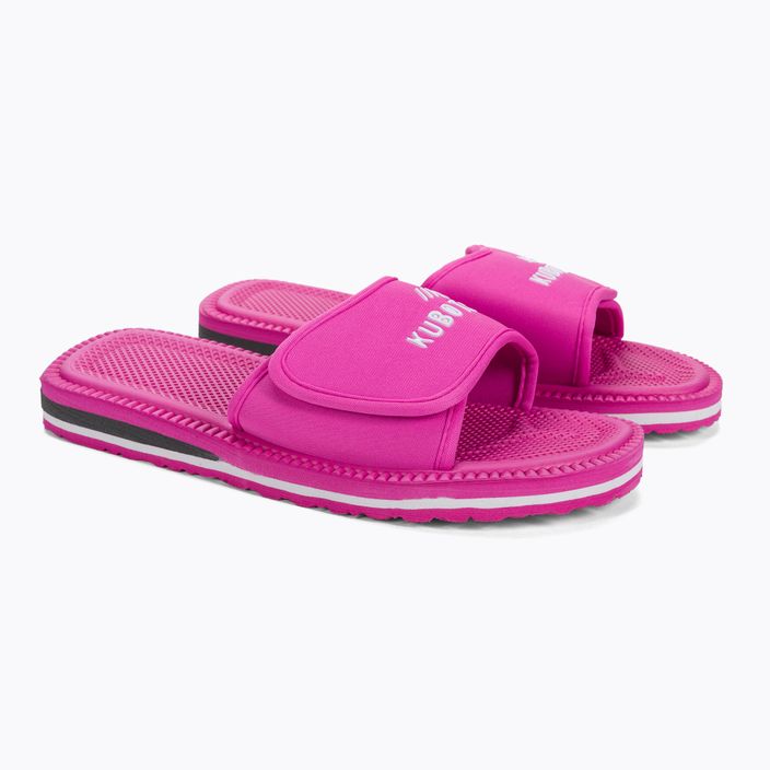 Kubota Flip Flops Velcro Pink KKRZ08 5