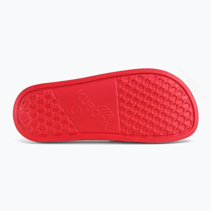 Kubota Basic flip-flops red KKBB-SS22 5