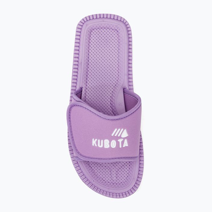 Kubota KKRZ10 flip flops pastel purple 5