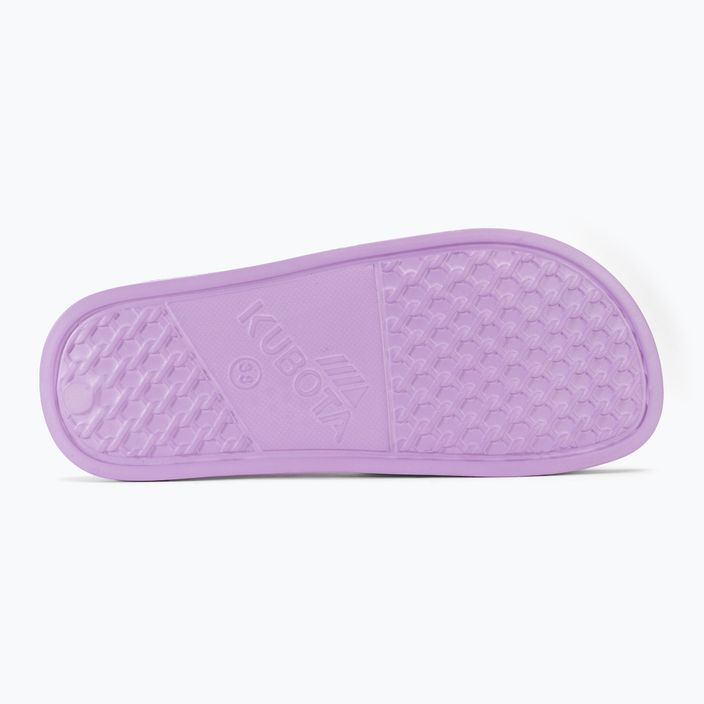 Kubota Basic Plain flip-flops plain violet 5