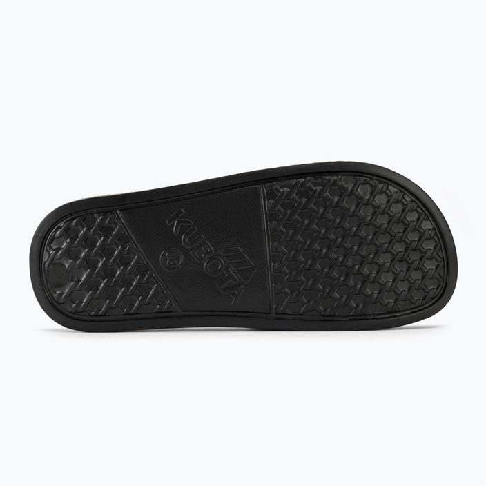 Kubota Basic Plain black flip-flops 5