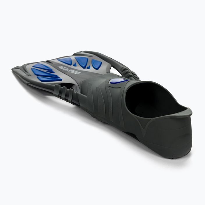 AQUA-SPEED Inox black-blue snorkel fins 553 4
