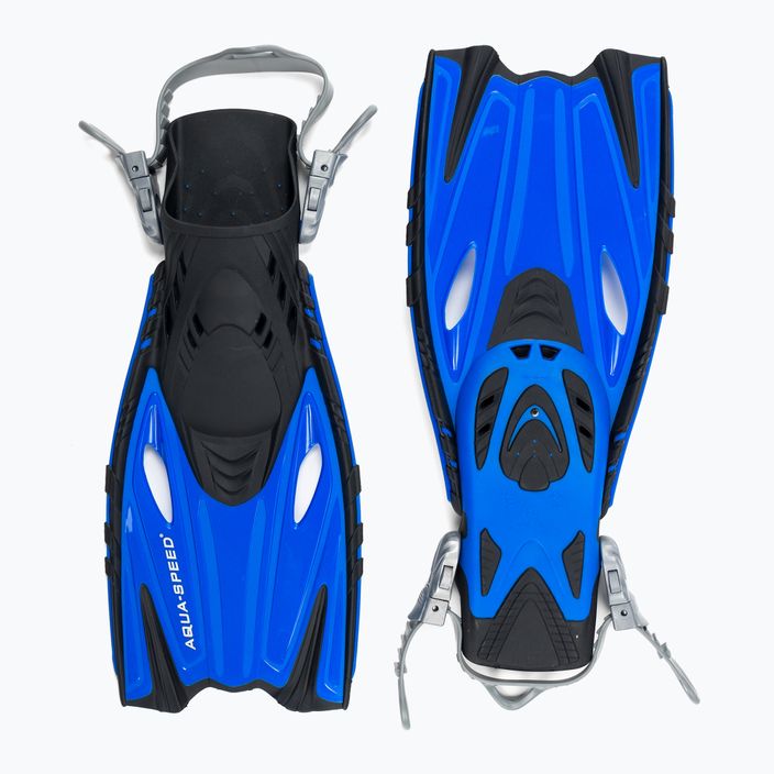 AQUA-SPEED children's snorkel fins Bounty blue 725 2