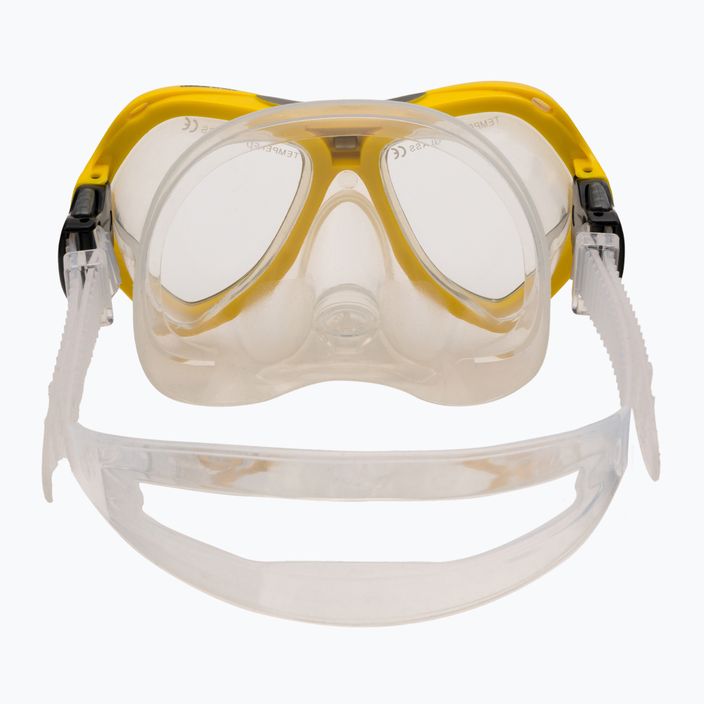 AQUA-SPEED children's diving set Aura + Evo yellow 605 5