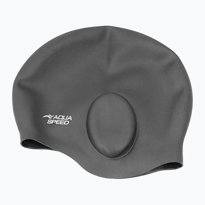 AQUA-SPEED Ear Cap 07 black 128 swimming cap 2