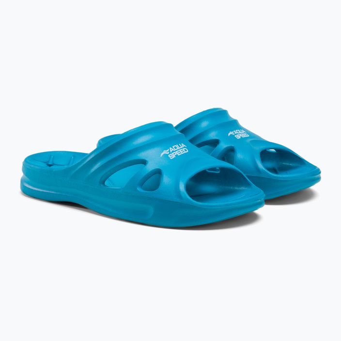 Women's swimming pool flip-flops AQUA-SPEED Florida turquoise 464 5