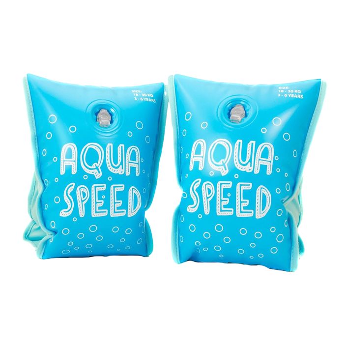 Children's swimming gloves AQUA-SPEED Premium blue 764 2