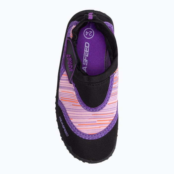 Children's water shoes AQUA-SPEED Aqua 2A black-pink 673 6
