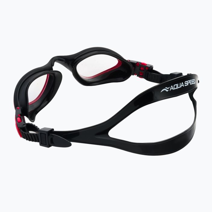 AQUA-SPEED Flex swimming goggles red/black/light 6663-31 4