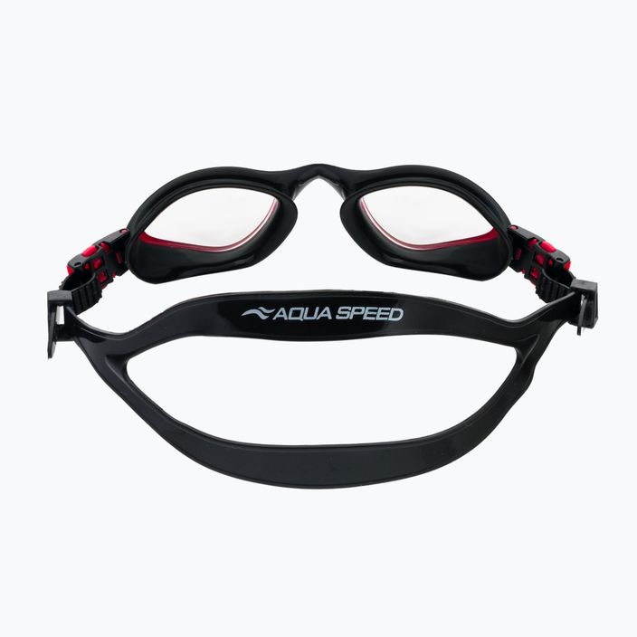 AQUA-SPEED Flex swimming goggles red/black/light 6663-31 5