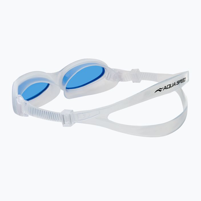AQUA-SPEED X-Pro swimming goggles white/blue 6665-05 4
