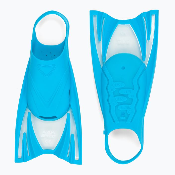 Children's swimming fins AQUA-SPEED Frog blue 520 2