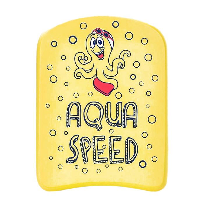 Children's swimming board AQUA-SPEED Kiddie Octopus yellow 6897 2