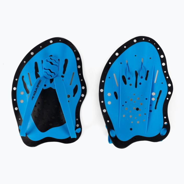 AQUA-SPEED Swim Paddle blue and black 148 2