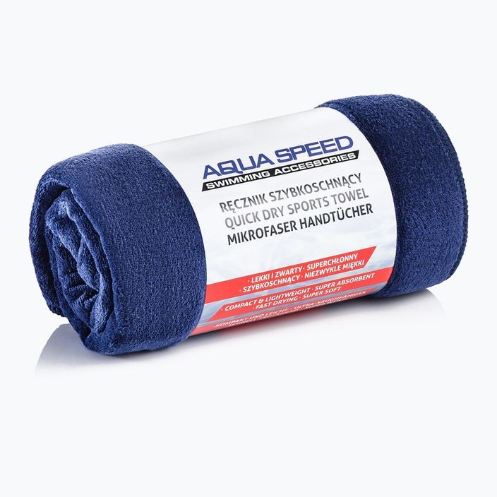 AQUA-SPEED Dry Soft quick-dry towel navy blue 156 2