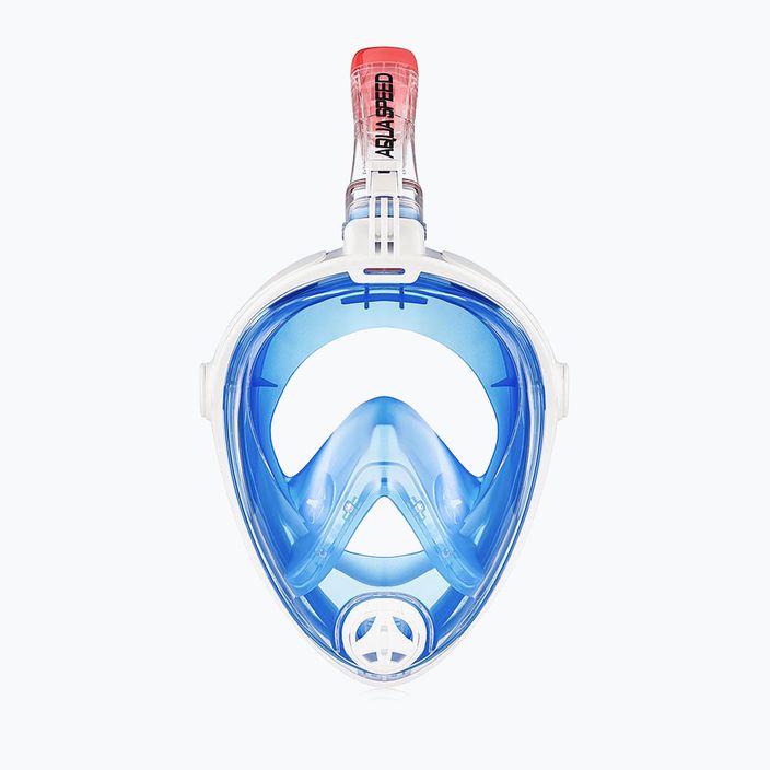 AQUA-SPEED Spectra 2.0 full face mask for snorkelling blue/white 2
