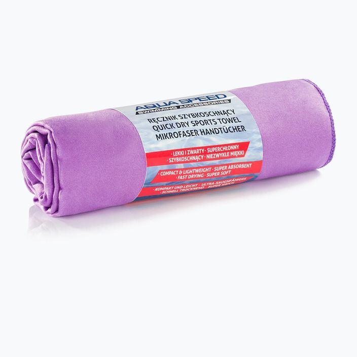 AQUA-SPEED Dry Flat towel purple 155 2